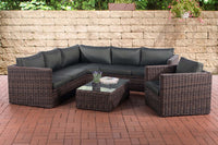 CLP Gartengarnitur Tibera 5mm Anthrazit