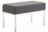 CLP 2er Sitzbank Newton Stoff edelstahl – Produktabbildung 7