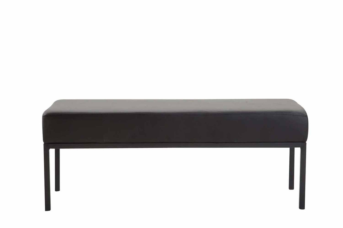 CLP 3er Sitzbank Newton Kunstleder schwarz – Produktabbildung 5