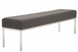 CLP 4er Sitzbank Newton Stoff edelstahl – Produktabbildung 6