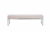CLP 4er Sitzbank Newton Stoff edelstahl – Produktabbildung 5