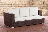 CLP 3er Sofa Provence Cremeweiß