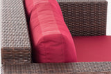 CLP 2er Sofa Provence / Sunset Rubinrot – Produktabbildung 5