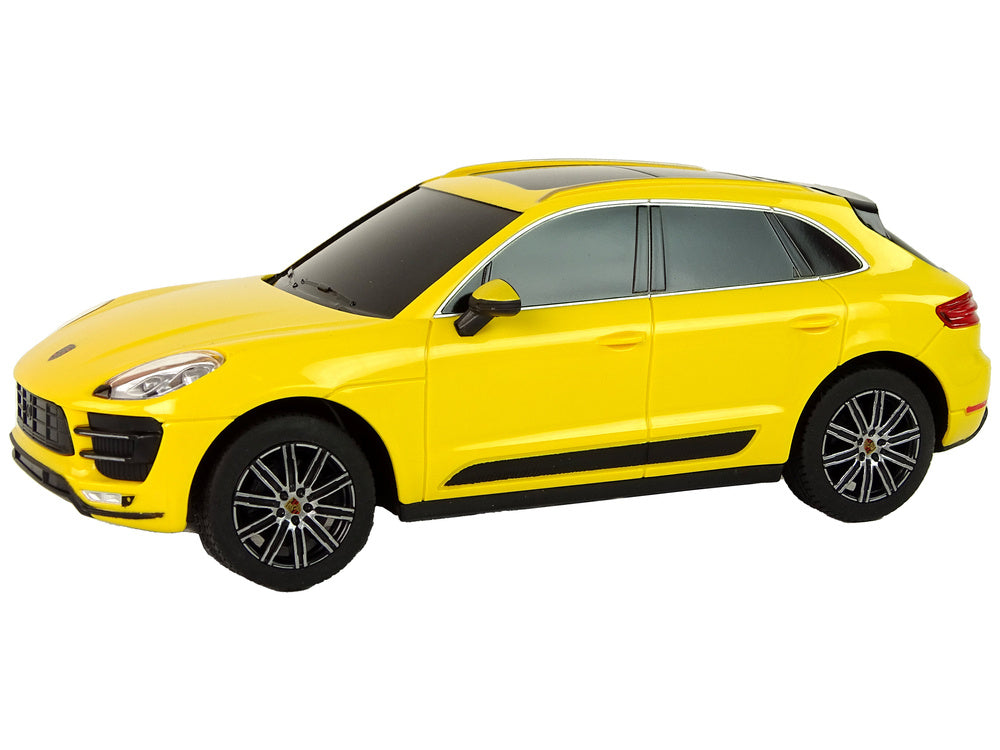 Auto R/C Porsche Macan Turbo 1:24 Rastar Gelb – Produktabbildung 2