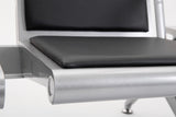 CLP 3er Wartebank Terminal Kunstleder mit Tische – Produktabbildung 6