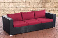 CLP 3er Sofa Casablanca rubinrot – Produktabbildung 7