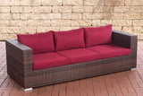 CLP 3er Sofa Casablanca rubinrot