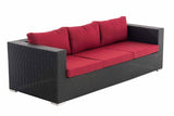 CLP 3er Sofa Casablanca rubinrot – Produktabbildung 8