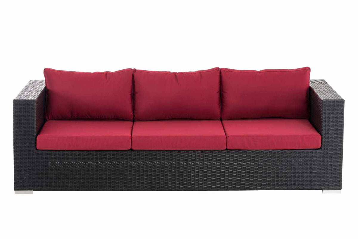 CLP 3er Sofa Casablanca rubinrot – Produktabbildung 9