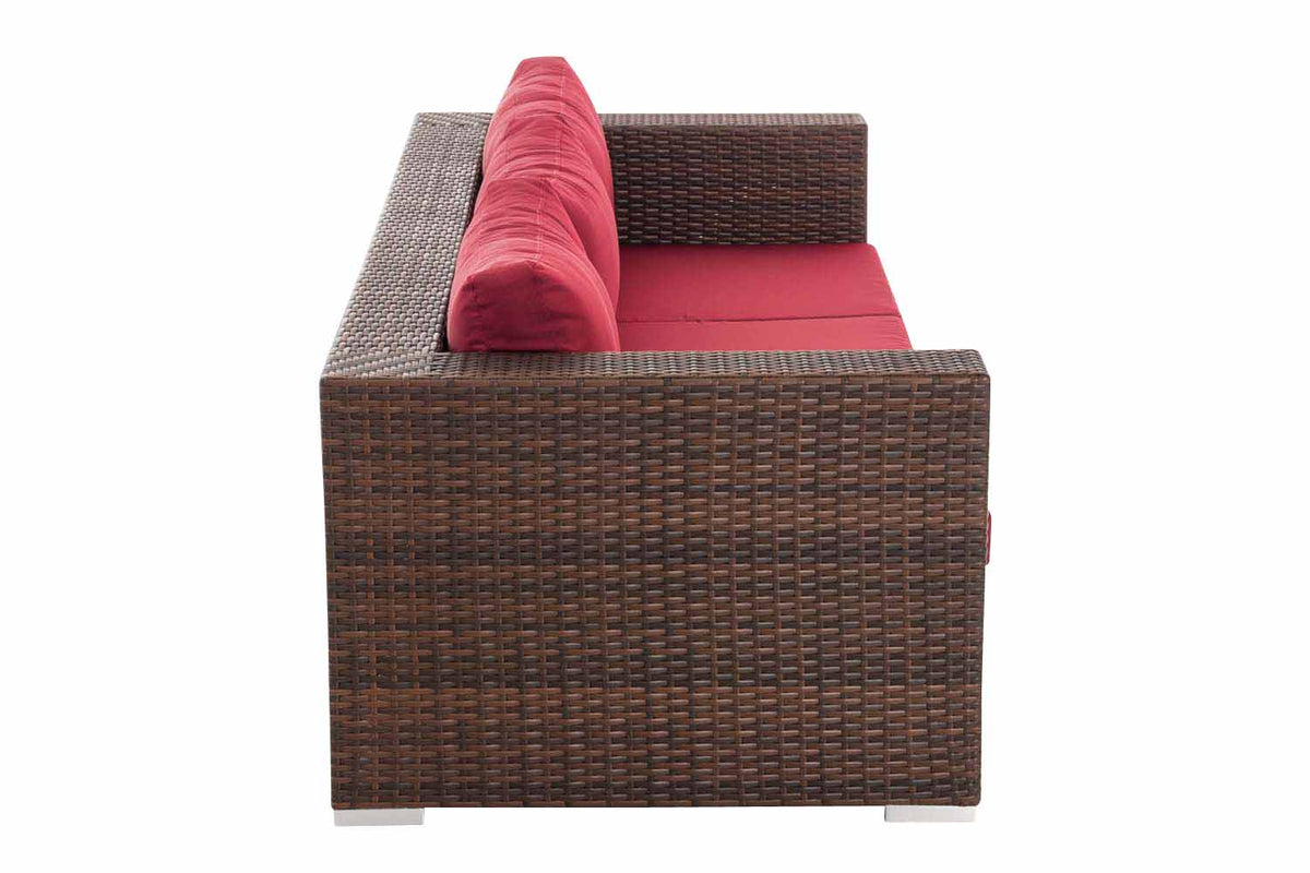 CLP 3er Sofa Casablanca rubinrot – Produktabbildung 4