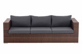 CLP 3er Sofa Casablanca eisengrau – Produktabbildung 3
