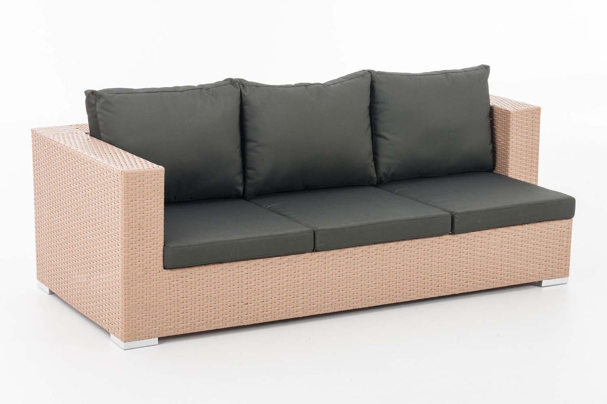CLP 3er Sofa Provence anthrazit – Produktabbildung 2