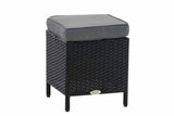 CLP Hocker Vilato Flachrattan, eisengrau – Produktabbildung 8