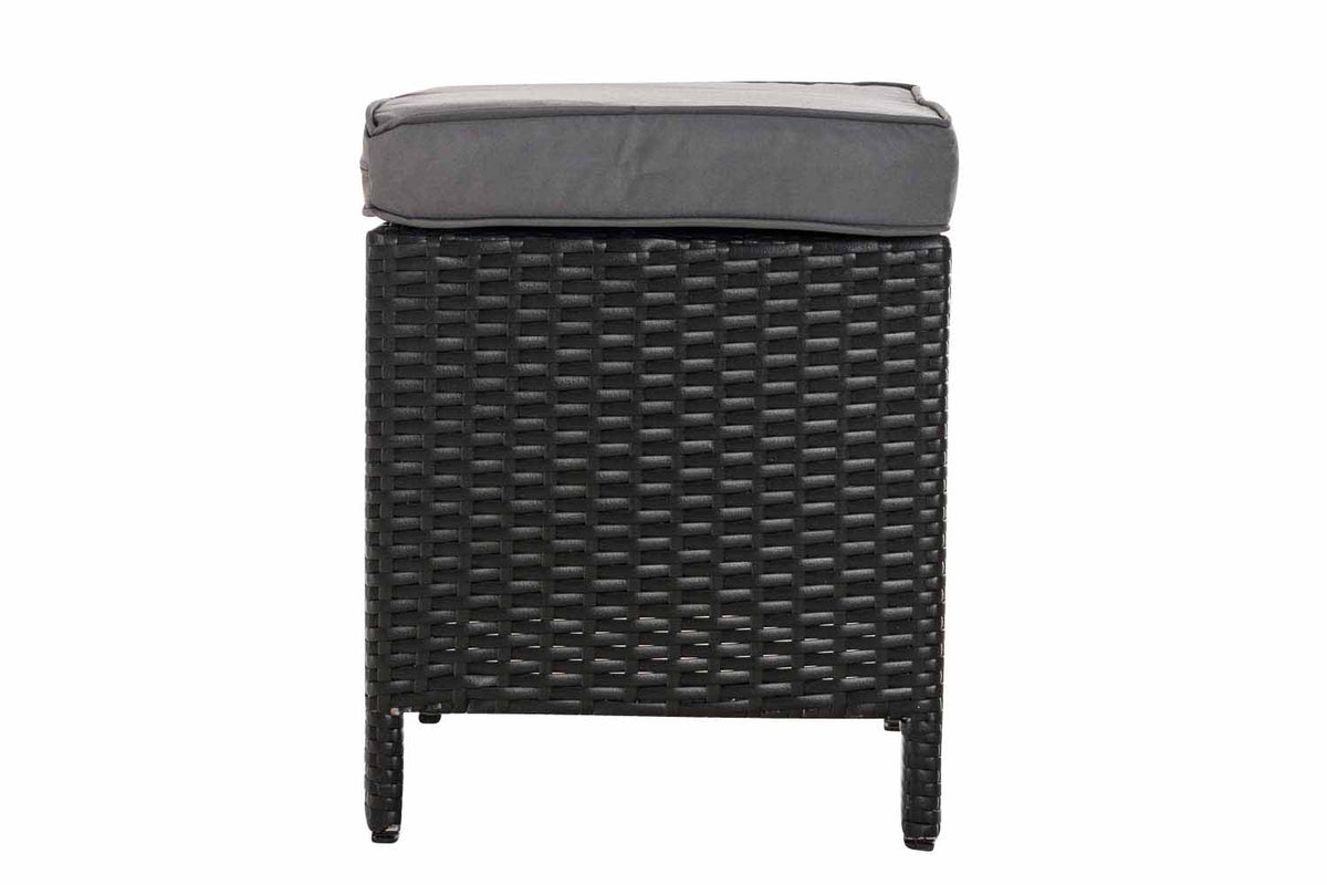 CLP Hocker Vilato Flachrattan, eisengrau – Produktabbildung 9
