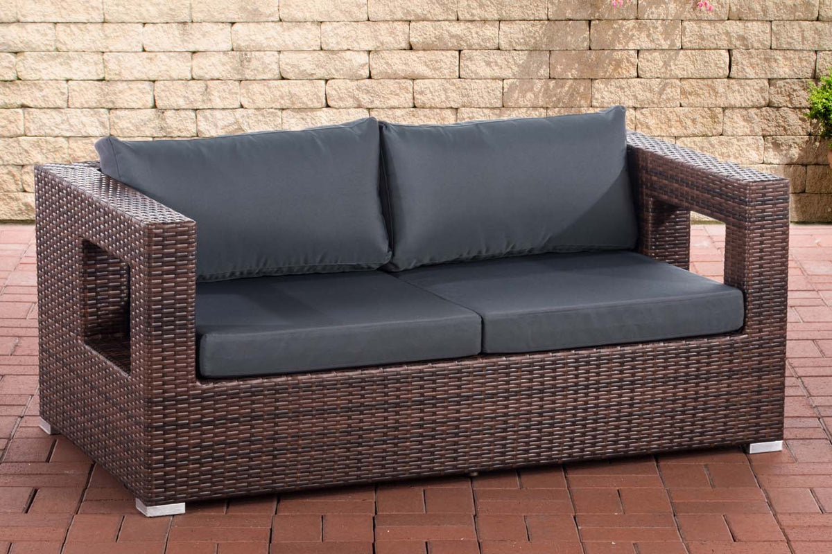 CLP 2er Sofa Honolulu eisengrau