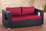 CLP 2er Sofa Honolulu rubinrot – Produktabbildung 6