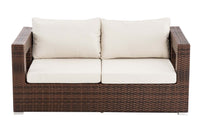 CLP 2er Sofa Honolulu Flachrattan – Produktabbildung 2