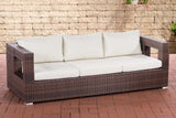 CLP 3er Sofa Honolulu Flachrattan