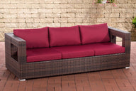 CLP 3er Sofa Honolulu rubinrot