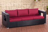 CLP 3er Sofa Honolulu rubinrot – Produktabbildung 6