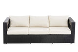CLP 3er Sofa Honolulu Flachrattan – Produktabbildung 7