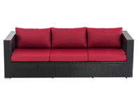CLP 3er Sofa Honolulu rubinrot – Produktabbildung 7