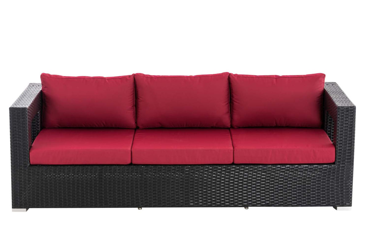 CLP 3er Sofa Honolulu rubinrot – Produktabbildung 7