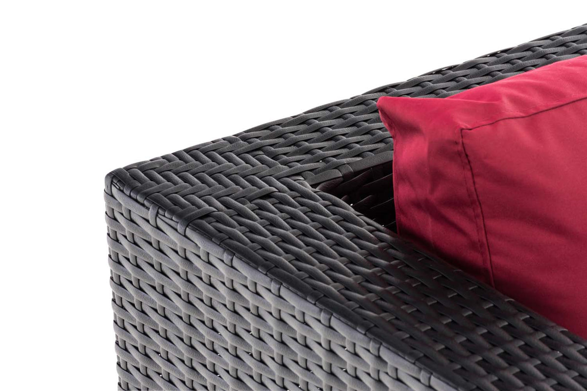CLP 3er Sofa Honolulu rubinrot – Produktabbildung 9