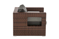 CLP Polyrattan Garten Sessel Honolulu anthrazit – Produktabbildung 3