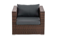 CLP Polyrattan Garten Sessel Honolulu eisengrau – Produktabbildung 2