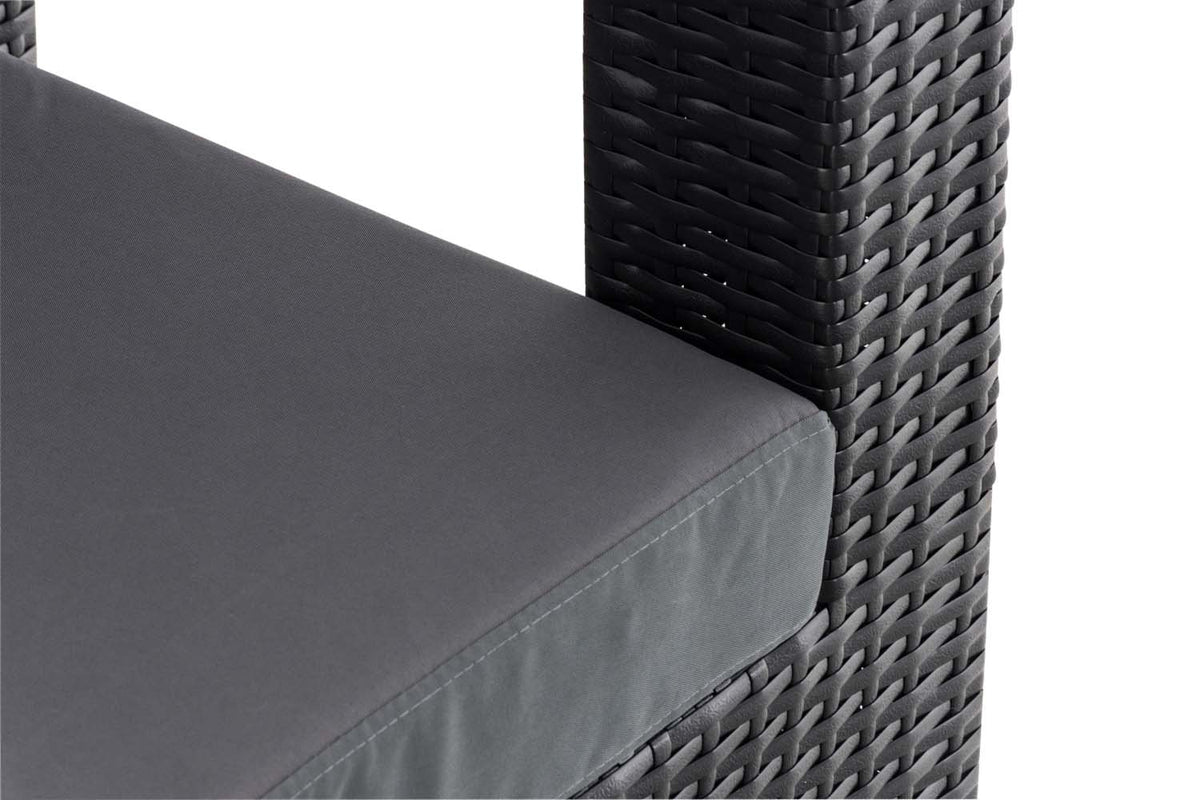 CLP Polyrattan Garten Sessel Honolulu eisengrau – Produktabbildung 10
