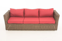 CLP 3er Sofa Mandal Rubinrot – Produktabbildung 9