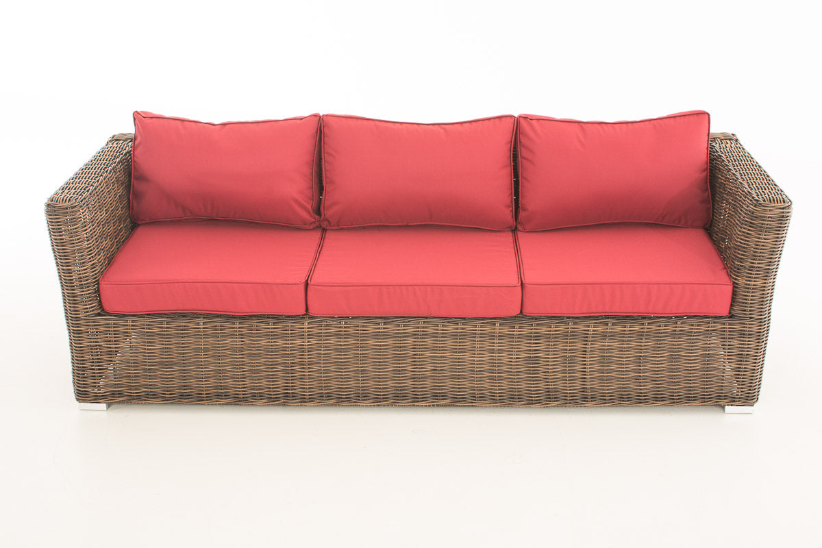 CLP 3er Sofa Mandal Rubinrot – Produktabbildung 9
