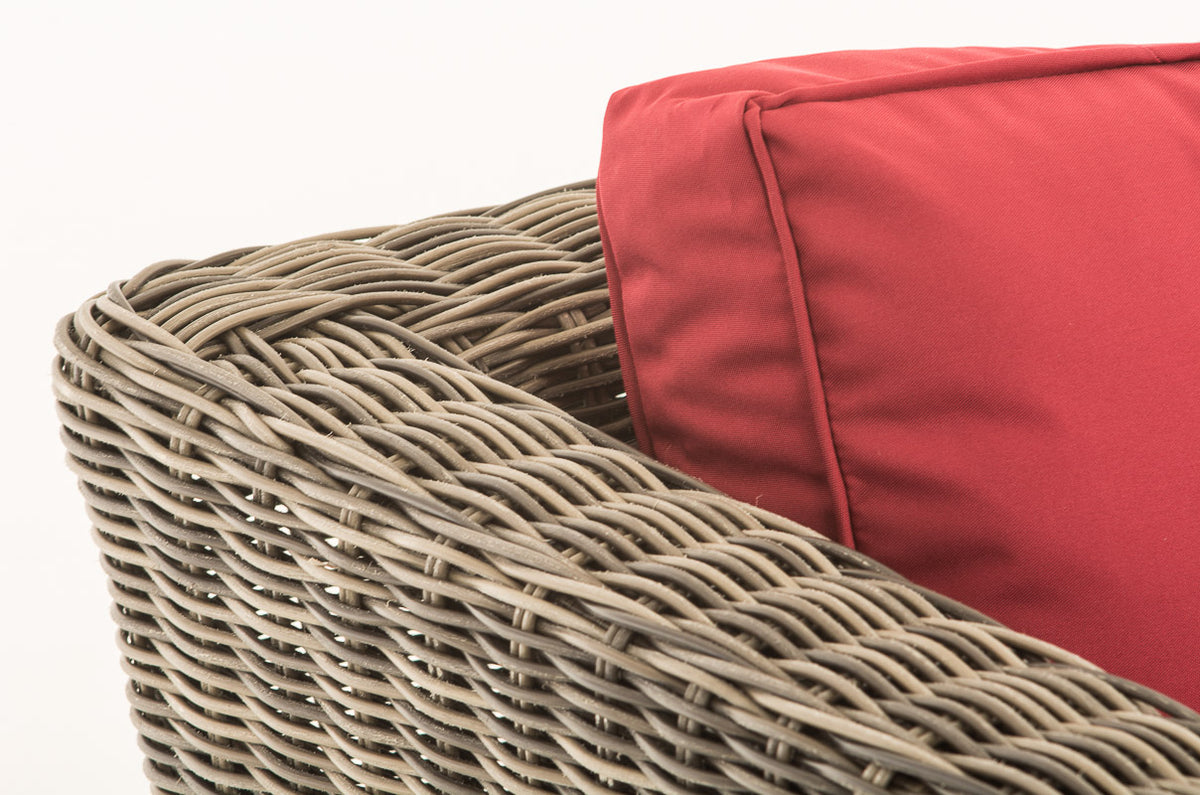 CLP 2er Sofa Mandal Rubinrot – Produktabbildung 7