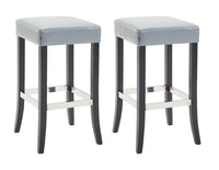 CLP 2er Set Barhocker Venta Kunstleder schwarz – Produktabbildung 5