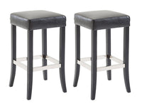 CLP 2er Set Barhocker Venta Kunstleder schwarz – Produktabbildung 9