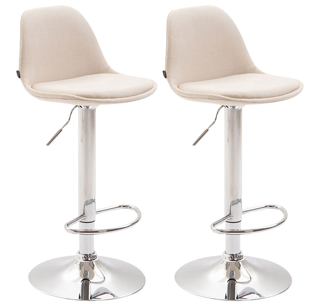 CLP 2er Set Barhocker Kiel Stoff