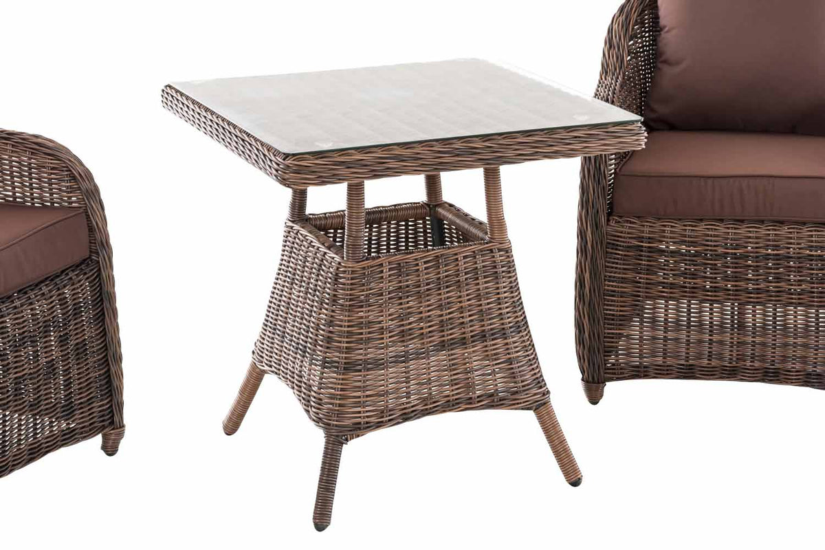CLP Sitzgruppe Hinna 5mm terrabraun – Produktabbildung 4