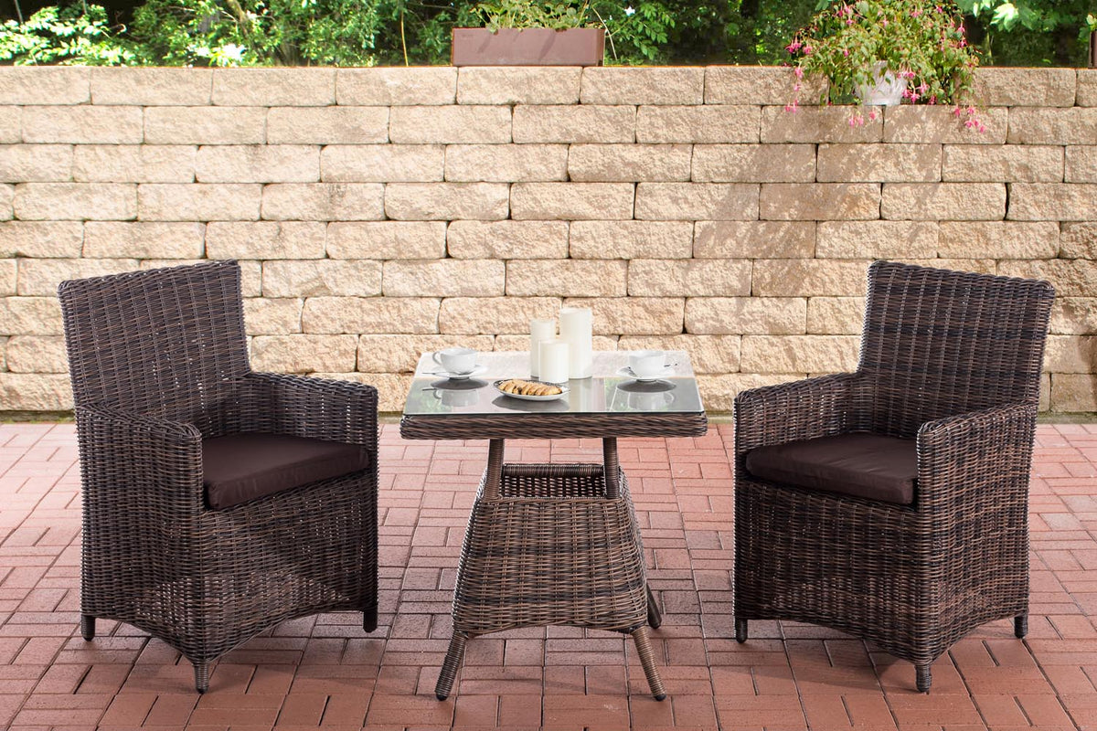 CLP Sitzgruppe Varberg 5mm terrabraun