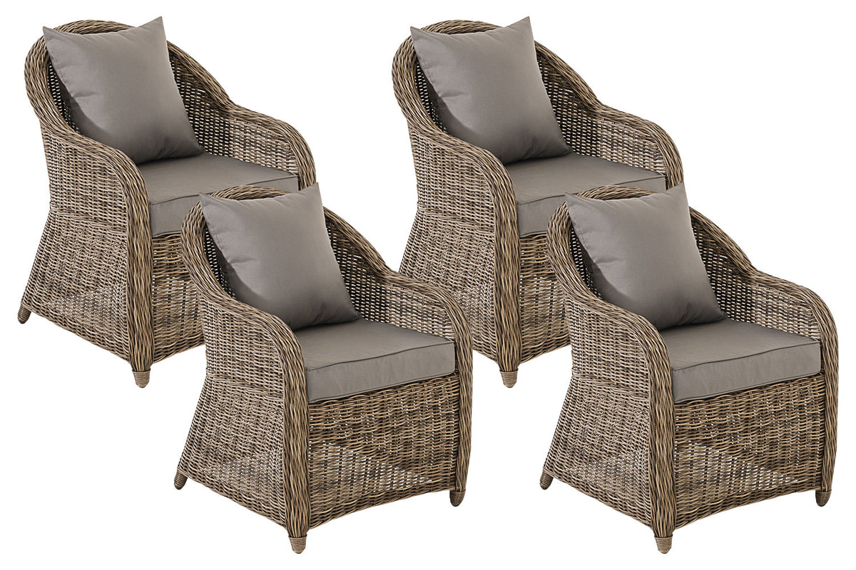 CLP 4er Set Sessel Stavanger / Farsund Eisengrau – Produktabbildung 9