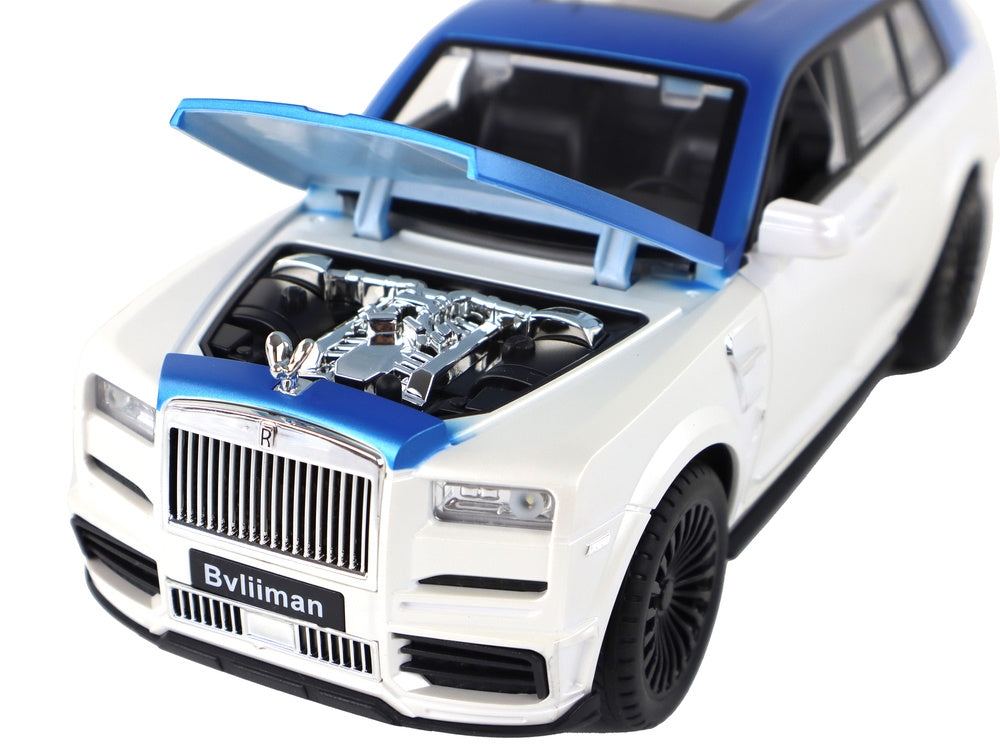 LEAN Toys Auto R/C 1:20 Weiß und Blau ferngesteuert – Produktabbildung 4