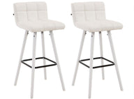 CLP 2er Set Barhocker Lincoln V2 weiß