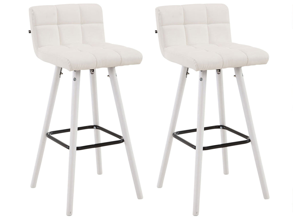 CLP 2er Set Barhocker Lincoln V2 weiß