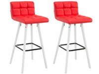 CLP 2er Set Barhocker Lincoln V2 weiß – Produktabbildung 10