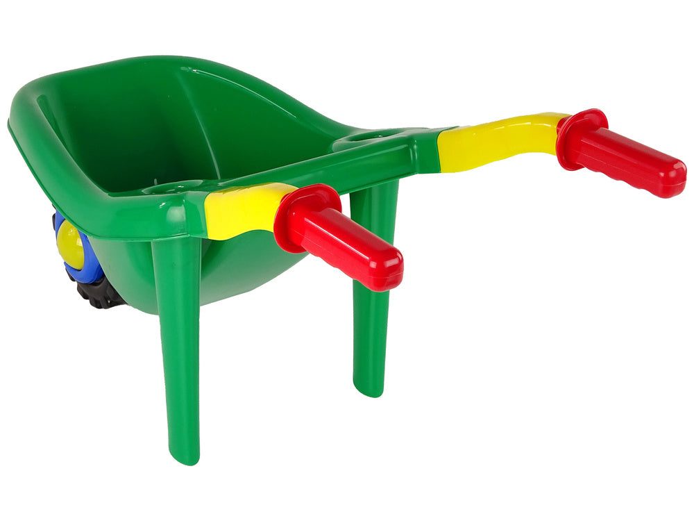 HEMAR Große bunte Garten-Schubkarre Grün – Produktabbildung 2