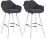 CLP 2er Set Barhocker Adelaide weiß – Produktabbildung 6
