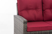 CLP Sofa 3er Fisolo rubinrot – Produktabbildung 3