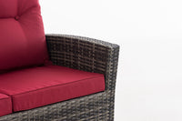 CLP Sofa 3er Fisolo rubinrot – Produktabbildung 4