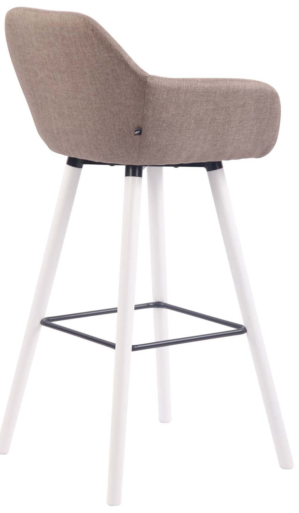 CLP 2er Set Barhocker Adelaide weiß – Produktabbildung 4