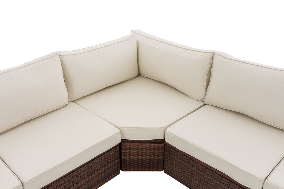 CLP Ecksofa Tibera cremeweiß – Produktabbildung 3